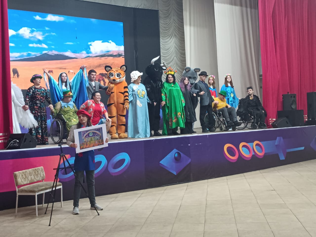 Ученики 6 «Е» класса приняли участие в постановке «SOS Земли»